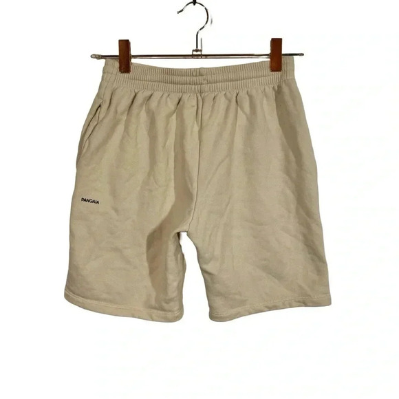 Pangaia Kids' 365 Midweight Long Shorts in Sand-Still Full Price - Picture 5 of 11